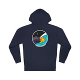 Unisex Hooded Sweatshirt - Nature Scene with Moon and Ocean